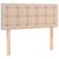 vidaXL Giroletto Molle Materasso e LED Cappuccino 80x200 cm Similpelle vidaXL Giroletto Molle Materasso e LED Cappuccino 80x200 cm Similpelle