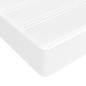 Materasso a Molle Bianco 140x200x20 cm in Similpelle Materasso a Molle Bianco 140x200x20 cm in Similpelle