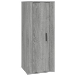 Mobile Porta TV a Parete Grigio Sonoma 40x34,5x100 cm