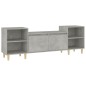 Mobile per TV Grigio Cemento 160x35x55 cm Legno Multistrato Mobile per TV Grigio Cemento 160x35x55 cm Legno Multistrato