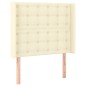 vidaXL Giroletto a Molle con Materasso e LED Crema 80x200cm Similpelle vidaXL Giroletto a Molle con Materasso e LED Crema 80x200cm Similpelle