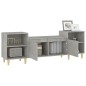 Mobile per TV Grigio Cemento 160x35x55 cm Legno Multistrato Mobile per TV Grigio Cemento 160x35x55 cm Legno Multistrato