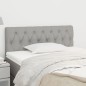 vidaXL Testiere Grigio Chiaro 100x7x78/88 cm in Tessuto vidaXL Testiere Grigio Chiaro 100x7x78/88 cm in Tessuto