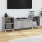 Mobile TV Grigio Sonoma 160x35x55 cm in Legno Multistrato Mobile TV Grigio Sonoma 160x35x55 cm in Legno Multistrato