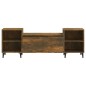 Mobile TV Rovere Fumo 160x35x55 cm in Legno Multistrato