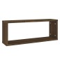vidaXL Mensole Cubo Muro 6pz Rovere Marrone 60x15x23 Legno Multistrato vidaXL Mensole Cubo Muro 6pz Rovere Marrone 60x15x23 Legno Multistrato