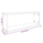 vidaXL Mensole Cubo Muro 6pz Rovere Marrone 60x15x23 Legno Multistrato vidaXL Mensole Cubo Muro 6pz Rovere Marrone 60x15x23 Legno Multistrato
