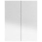 vidaXL Armadietto a Specchio per Bagno 60x15x75 cm MDF Grigio Lucido vidaXL Armadietto a Specchio per Bagno 60x15x75 cm MDF Grigio Lucido