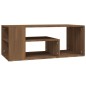 vidaXL Tavolino Salotto Rovere Marrone 100x50x40cm Legno Multistrato vidaXL Tavolino Salotto Rovere Marrone 100x50x40cm Legno Multistrato