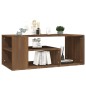 vidaXL Tavolino Salotto Rovere Marrone 100x50x40cm Legno Multistrato vidaXL Tavolino Salotto Rovere Marrone 100x50x40cm Legno Multistrato
