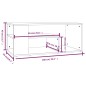 vidaXL Tavolino Salotto Rovere Marrone 100x50x40cm Legno Multistrato vidaXL Tavolino Salotto Rovere Marrone 100x50x40cm Legno Multistrato