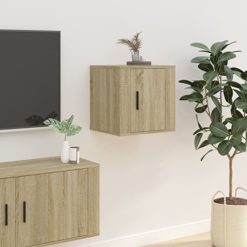Mobile Porta TV a Parete Rovere Sonoma 40x34,5x40 cm Mobile Porta TV a Parete Rovere Sonoma 40x34,5x40 cm