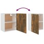 vidaXL Mobile Pensile Rovere Fumo 50x31x60 cm in Legno Multistrato vidaXL Mobile Pensile Rovere Fumo 50x31x60 cm in Legno Multistrato