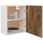 vidaXL Mobile Pensile Rovere Fumo 50x31x60 cm in Legno Multistrato vidaXL Mobile Pensile Rovere Fumo 50x31x60 cm in Legno Multistrato