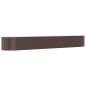 vidaXL Letto Giardino Acciaio Verniciato Polvere 554x100x68cm Marrone vidaXL Letto Giardino Acciaio Verniciato Polvere 554x100x68cm Marrone