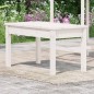vidaXL Panca da Giardino Bianca 80x44x45 cm Legno Massello di Pino vidaXL Panca da Giardino Bianca 80x44x45 cm Legno Massello di Pino