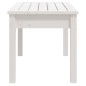 vidaXL Panca da Giardino Bianca 80x44x45 cm Legno Massello di Pino vidaXL Panca da Giardino Bianca 80x44x45 cm Legno Massello di Pino