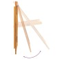 vidaXL Sedie da Giardino Pieghevoli 4 pz in Legno Massello di Acacia vidaXL Sedie da Giardino Pieghevoli 4 pz in Legno Massello di Acacia
