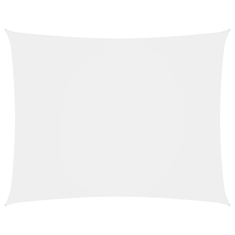 vidaXL Parasole a Vela Oxford Rettangolare 2,5x4 m Bianco vidaXL Parasole a Vela Oxford Rettangolare 2,5x4 m Bianco