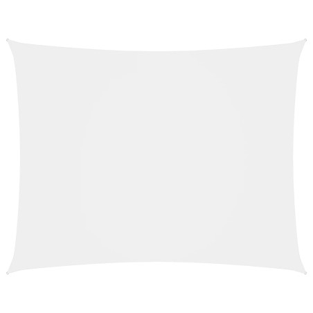 vidaXL Parasole a Vela Oxford Rettangolare 2,5x4 m Bianco