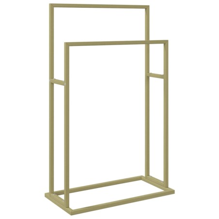 vidaXL Portasciugamani da Pavimento Oro 48x24x78,5 cm in Ferro