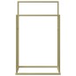 vidaXL Portasciugamani da Pavimento Oro 48x24x78,5 cm in Ferro vidaXL Portasciugamani da Pavimento Oro 48x24x78,5 cm in Ferro
