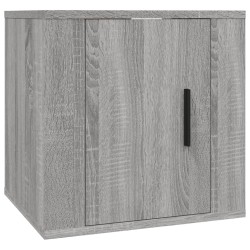 Mobile Porta TV a Parete Grigio Sonoma 40x34,5x40 cm