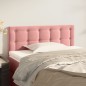 vidaXL Testiera Rosa 80x5x78/88 cm in Velluto vidaXL Testiera Rosa 80x5x78/88 cm in Velluto
