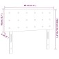 vidaXL Testiera Rosa 80x5x78/88 cm in Velluto vidaXL Testiera Rosa 80x5x78/88 cm in Velluto
