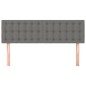 vidaXL Testiere 2 pz Grigio Scuro 72x5x78/88 cm in Tessuto vidaXL Testiere 2 pz Grigio Scuro 72x5x78/88 cm in Tessuto