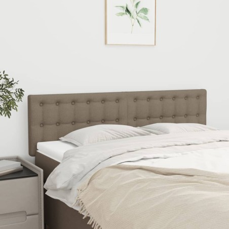vidaXL Testiere 2 pz Tortora 72x5x78/88 cm in Tessuto