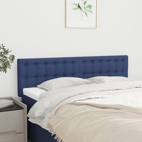 vidaXL Testiere 2 pz Blu 72x5x78/88 cm in Tessuto