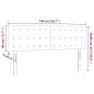 vidaXL Testiere 2 pz Blu 72x5x78/88 cm in Tessuto vidaXL Testiere 2 pz Blu 72x5x78/88 cm in Tessuto