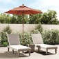 vidaXL Ombrellone da Giardino con Palo in Legno Terracotta 196x231 cm vidaXL Ombrellone da Giardino con Palo in Legno Terracotta 196x231 cm