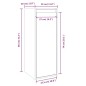 Pensili Miele 2pz 30x30x80 cm in Legno Massello di Pino Pensili Miele 2pz 30x30x80 cm in Legno Massello di Pino