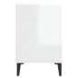Mobile Porta TV Bianco Lucido 100x35x55 cm in Legno Multistrato Mobile Porta TV Bianco Lucido 100x35x55 cm in Legno Multistrato