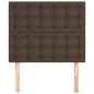 vidaXL Testiera 2 pz Marrone 80x5x78/88 cm in Similpelle vidaXL Testiera 2 pz Marrone 80x5x78/88 cm in Similpelle