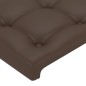 vidaXL Testiera 2 pz Marrone 80x5x78/88 cm in Similpelle vidaXL Testiera 2 pz Marrone 80x5x78/88 cm in Similpelle