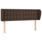 vidaXL Testiera ad Orecchio marrone 147x23x78/88 cm in Similpelle vidaXL Testiera ad Orecchio marrone 147x23x78/88 cm in Similpelle