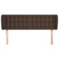 vidaXL Testiera ad Orecchio marrone 147x23x78/88 cm in Similpelle vidaXL Testiera ad Orecchio marrone 147x23x78/88 cm in Similpelle
