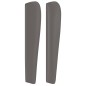 vidaXL Testiera ad Orecchio Grigio 163x23x118/128cm in Similpelle
