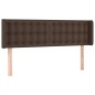 vidaXL Testiera ad Orecchio Marrone 147x16x78/88 cm in Similpelle vidaXL Testiera ad Orecchio Marrone 147x16x78/88 cm in Similpelle