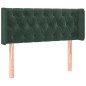vidaXL Testiera ad Orecchio Verde Scuro 93x16x78/88 cm in Velluto vidaXL Testiera ad Orecchio Verde Scuro 93x16x78/88 cm in Velluto