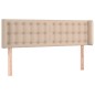 vidaXL Testiera ad Orecchio Cappuccino 147x16x78/88 cm in Similpelle vidaXL Testiera ad Orecchio Cappuccino 147x16x78/88 cm in Similpelle