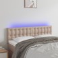 vidaXL Testiera Cappuccino a LED 144x5x78/88 cm in Similpelle vidaXL Testiera Cappuccino a LED 144x5x78/88 cm in Similpelle