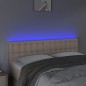vidaXL Testiera Cappuccino a LED 144x5x78/88 cm in Similpelle vidaXL Testiera Cappuccino a LED 144x5x78/88 cm in Similpelle