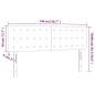 vidaXL Testiera Cappuccino a LED 144x5x78/88 cm in Similpelle vidaXL Testiera Cappuccino a LED 144x5x78/88 cm in Similpelle