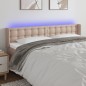 vidaXL Testiera Cappuccino a LED 163x16x78/88 cm in Similpelle vidaXL Testiera Cappuccino a LED 163x16x78/88 cm in Similpelle