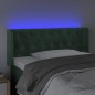 vidaXL Testiera a LED Verde scuro 93x16x78/88 cm in Velluto vidaXL Testiera a LED Verde scuro 93x16x78/88 cm in Velluto