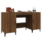 Scrivania Rovere Marrone 140x50x75 cm in Legno Multistrato Scrivania Rovere Marrone 140x50x75 cm in Legno Multistrato